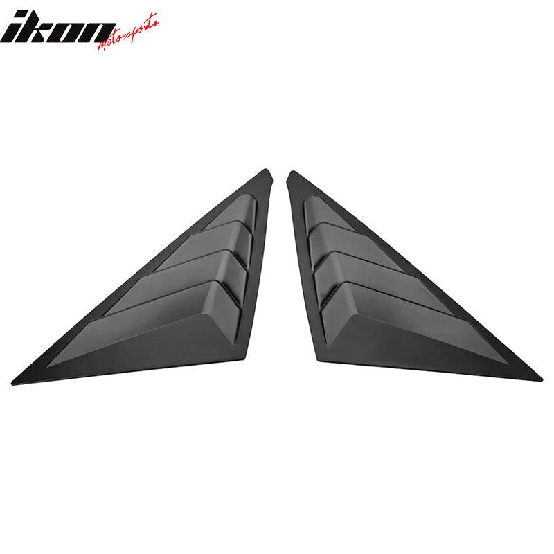 Fits 20-23 Honda Civic Hatchback IKON ABS 2PCS Side Window Louvers