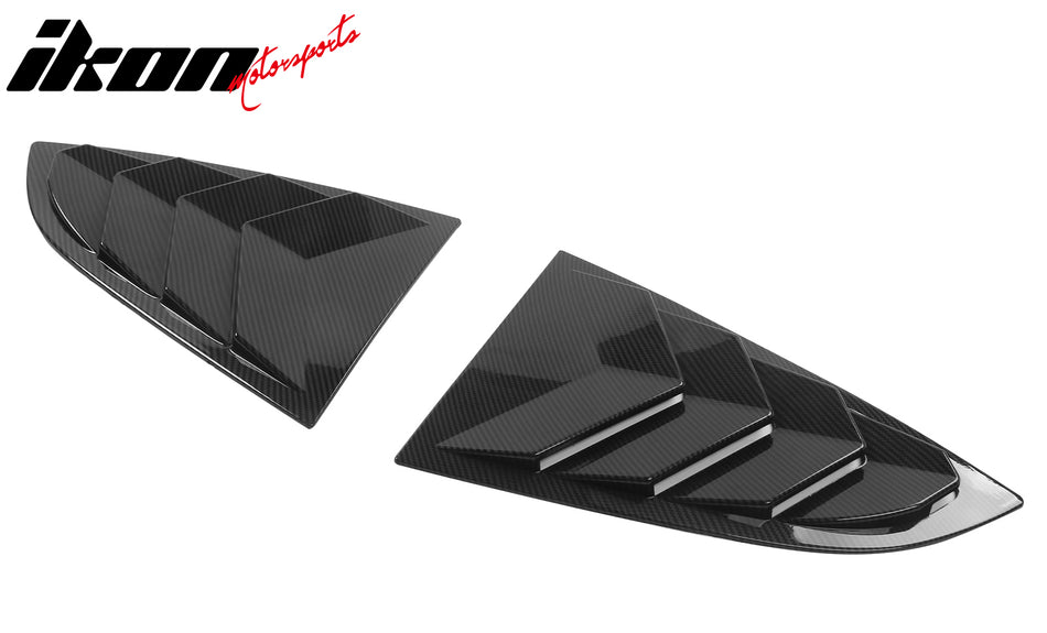 Fit 22-24 Subaru BRZ Toyota GR86 IKON 2PC Side Window Louvers