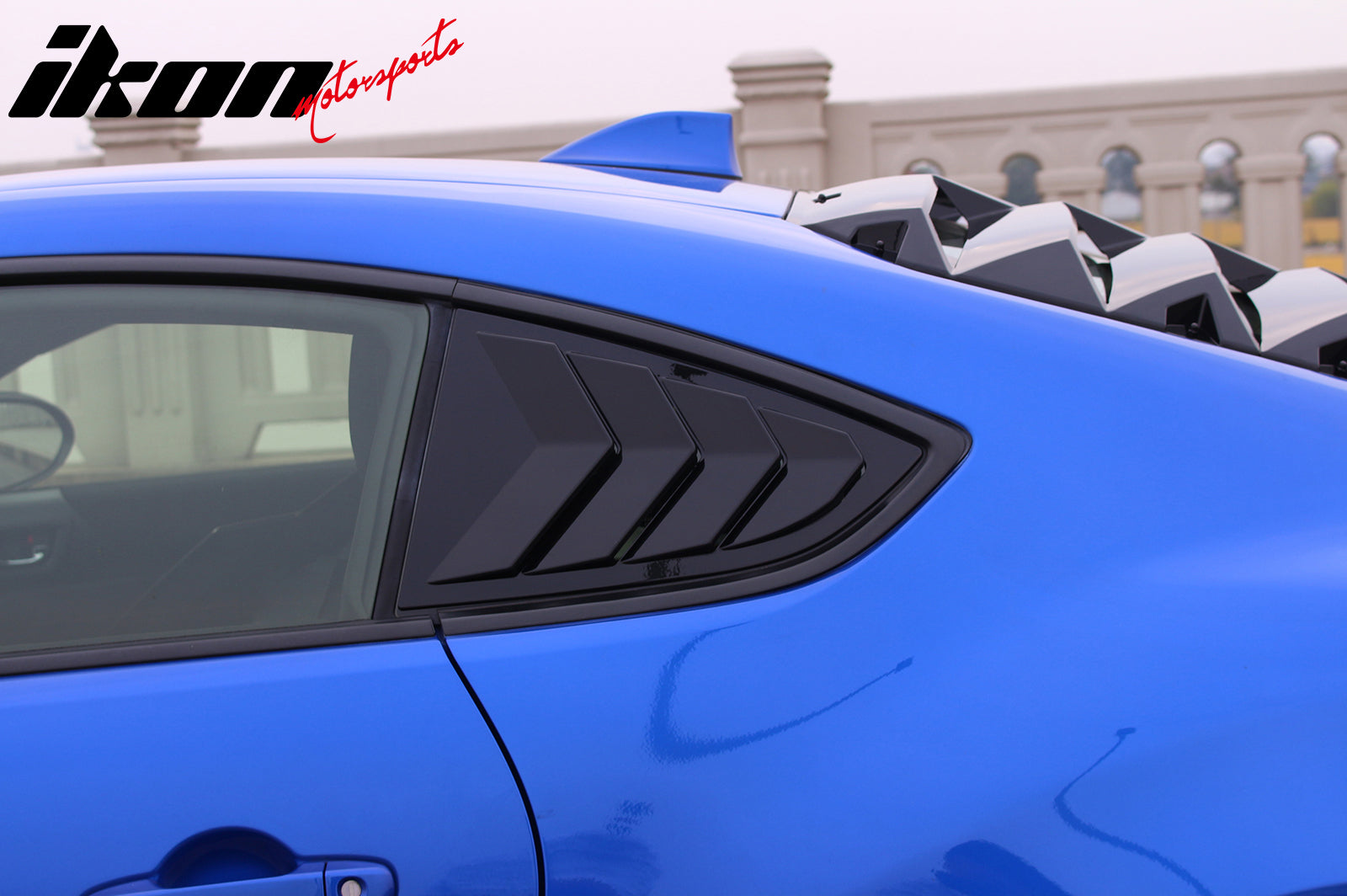 Fit 22-24 Subaru BRZ Toyota GR86 IKON 2PC Side Window Louvers