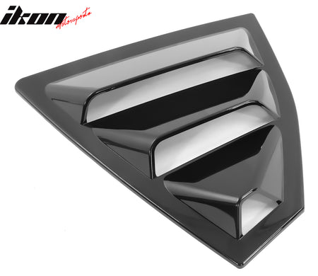 Fits 22-25 Subaru WRX IKON Style 2PCS Side Window Louver Vent Cover Unpainted PC