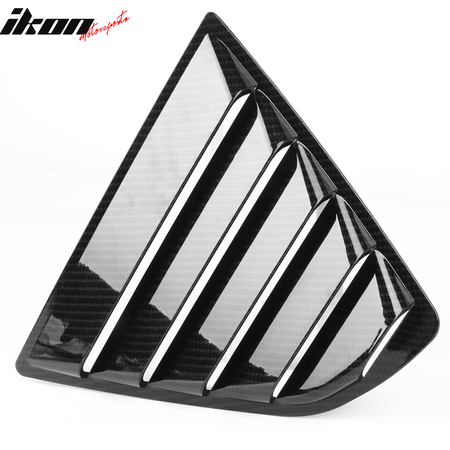 Fits 18-24 Toyota Camry 2PCS Side Window Louvers Scoop Carbon Fiber Hydro Dip