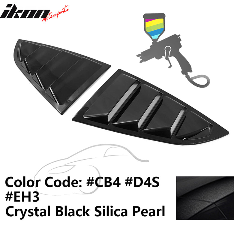 2022-2024 Subaru BRZ Toyota GR86 2DR IKON Style #CB4 Window Louver PC