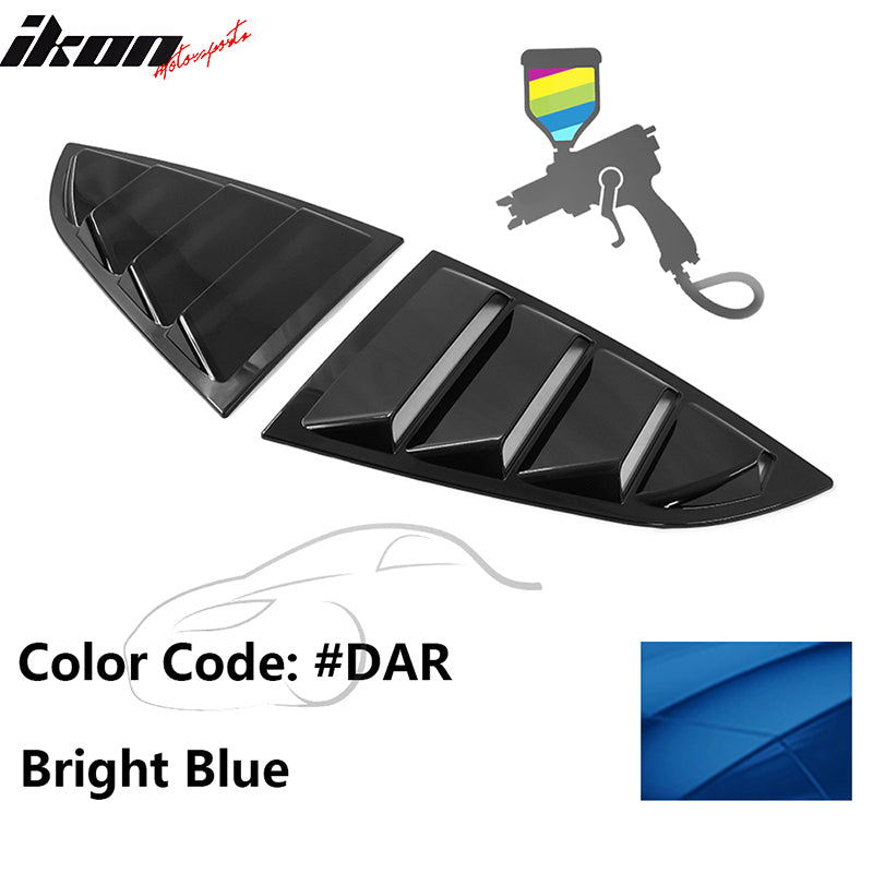 2022-2024 Subaru BRZ Toyota GR86 2DR IKON Style #DAR Window Louver PC