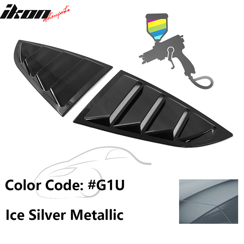 2022-2024 Subaru BRZ Toyota GR86 2DR IKON Style #G1U Window Louver PC