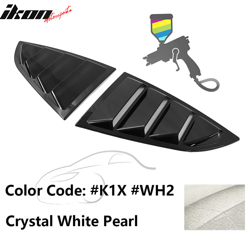 2022-2024 Subaru BRZ Toyota GR86 2DR IKON Style #K1X Window Louver PC