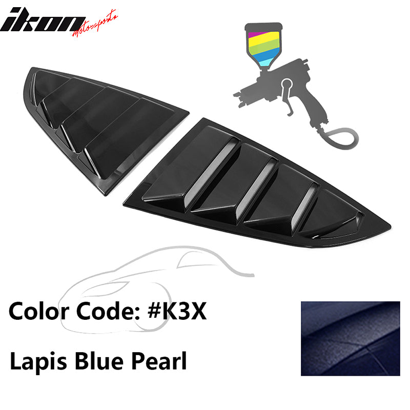 2022-2024 Subaru BRZ Toyota GR86 2DR IKON Style #K3X Window Louver PC