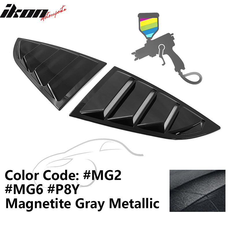 2022-2024 Subaru BRZ Toyota GR86 2DR IKON Style #MG2 Window Louver PC