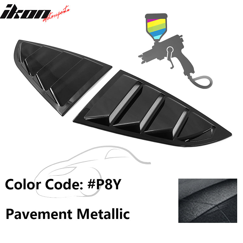 2022-2024 Subaru BRZ Toyota GR86 2DR IKON Style #P8Y Window Louver PC