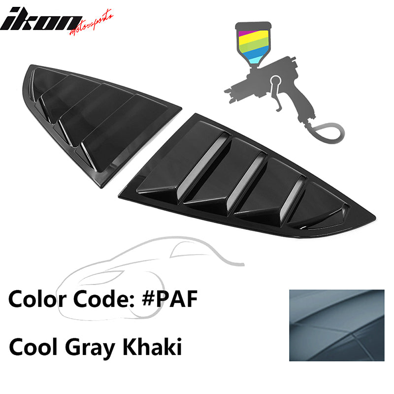 2022-2024 Subaru BRZ Toyota GR86 2DR IKON Style #PAF Window Louver PC