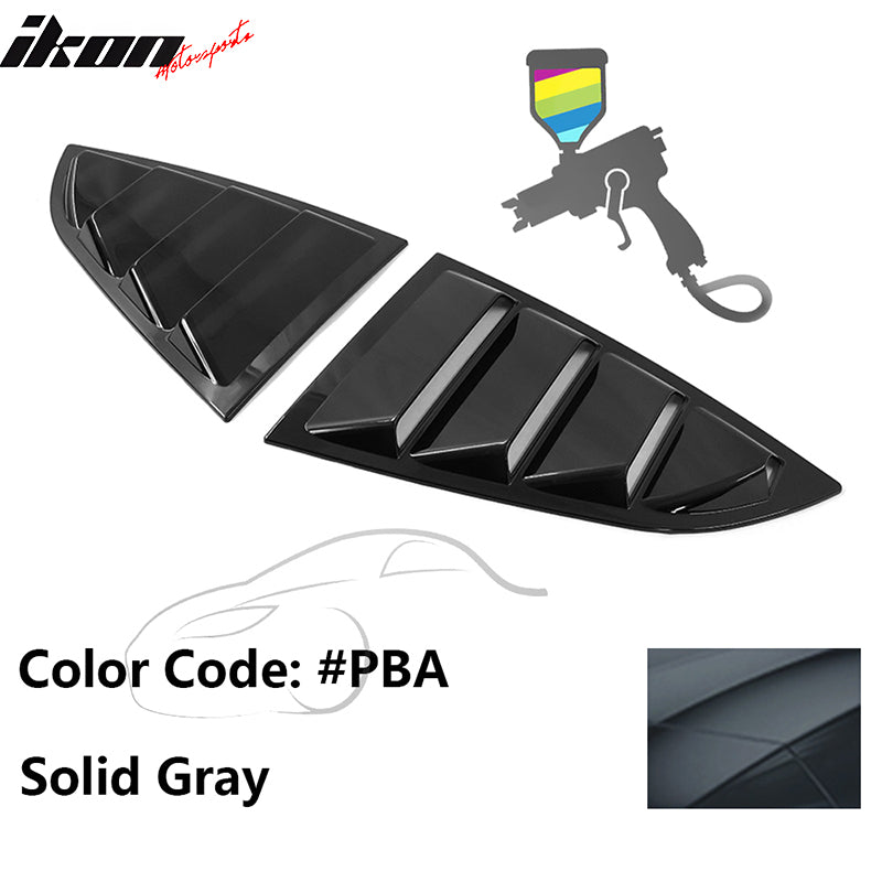 2022-2024 Subaru BRZ Toyota GR86 2DR IKON Style #PBA Window Louver PC