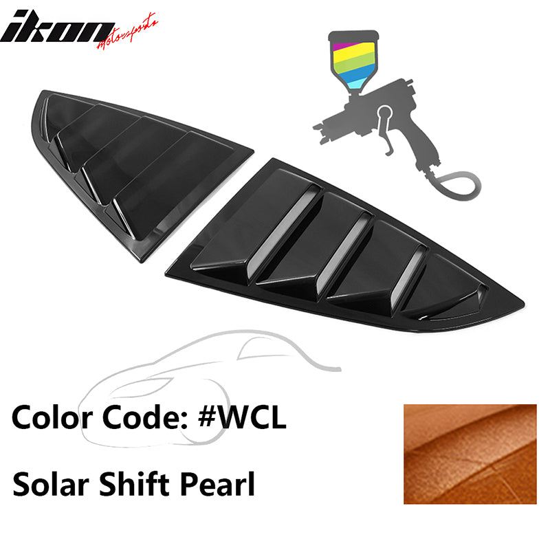 2022-2024 Subaru BRZ Toyota GR86 2DR IKON Style #WCL Window Louver PC