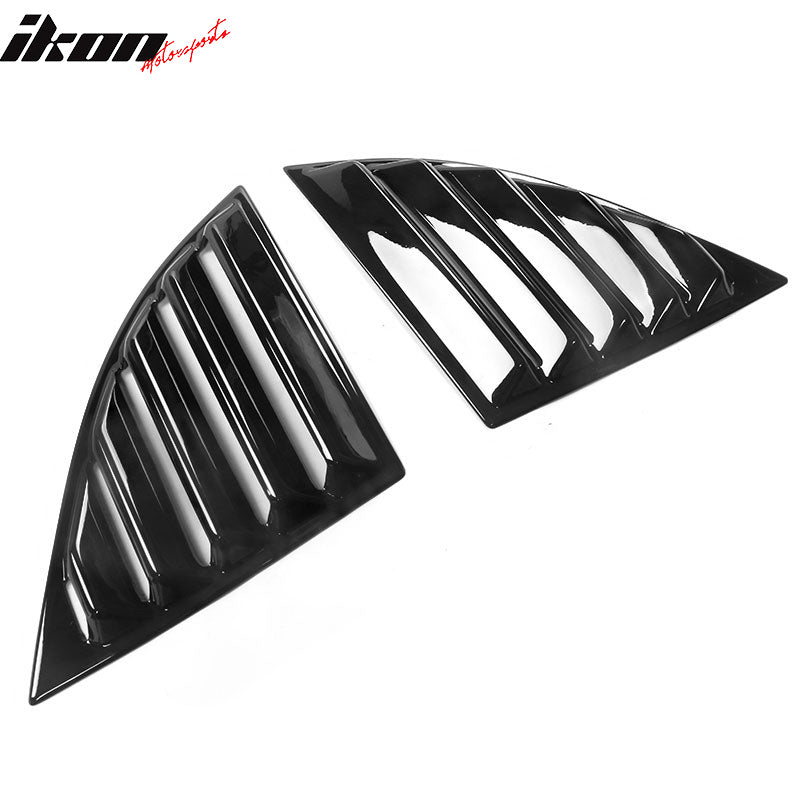 Fits 20-23 Toyota GR Supra A90 IKON Style 2PCS Side Window Louver PP