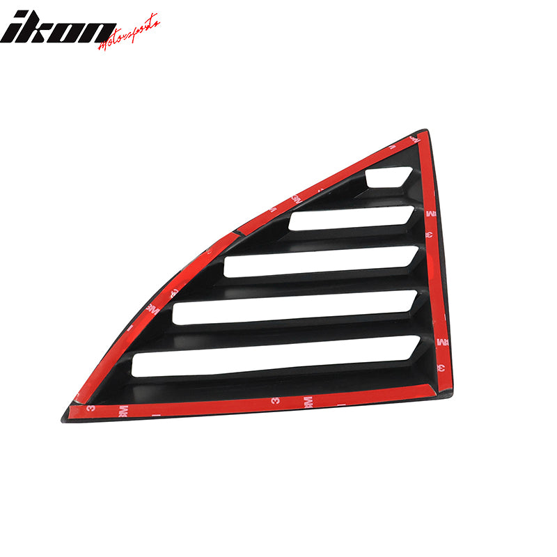 Fits 20-23 Toyota GR Supra A90 IKON Style 2PCS Side Window Louver PP