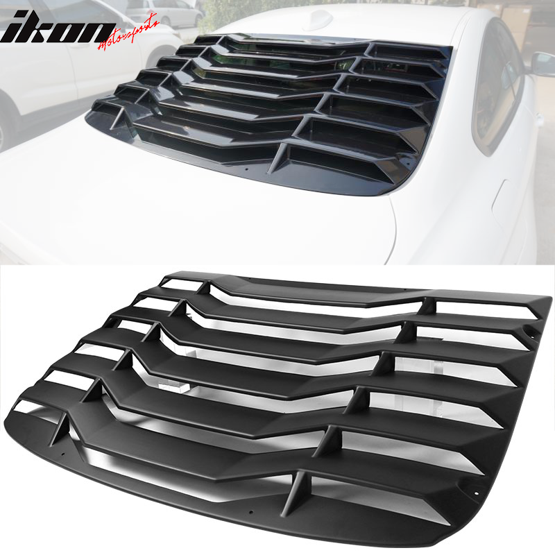 2014-2020 BMW F32 4 Series Coupe Matte Black Window Louver ABS