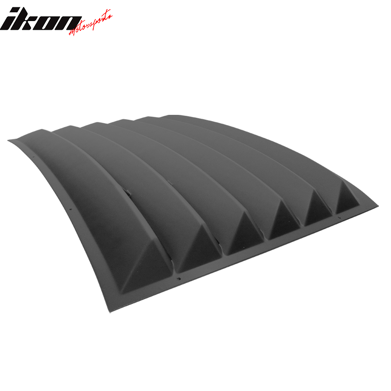 Fits 10-15 Chevy Camaro XE Style Rear Window Louver with Side Quarter Scoop Vent