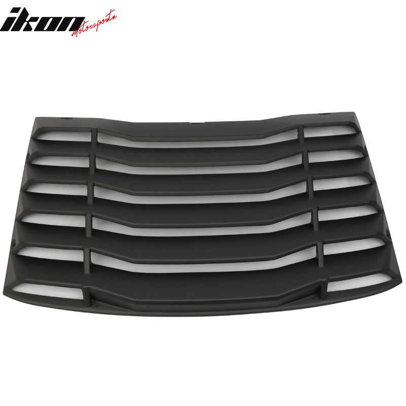 Fits 16-23 Chevy Camaro IKON Style Rear Window Louver + 2PCS Side Window Louvers