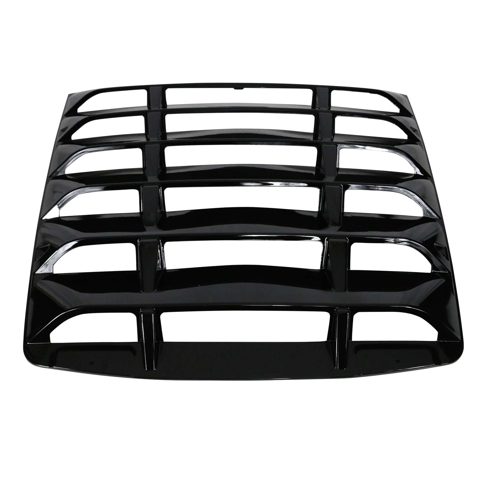 IKON MOTORSPORTS, Window Louver Compatible With 2014-2019 Chevy Corvette C7, Carbon Fiber Print Window Visor Guards Sun Shade Cover, 2015 2016 2017 2018