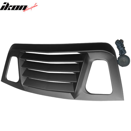 Fits 08-23 Dodge Challenger V2 Style Rear Side Window Louver Air Vent