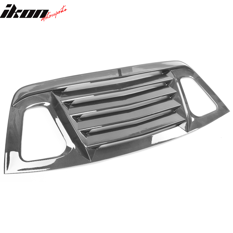 Fits 08-23 Dodge Challenger XE V2 Style Rear Side Window Louver Scoops - PP