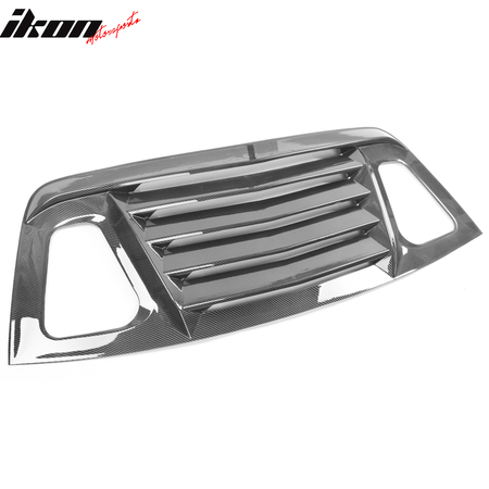 Fits 08-23 Dodge Challenger XE V2 Style Rear Side Window Louver Scoops - PP