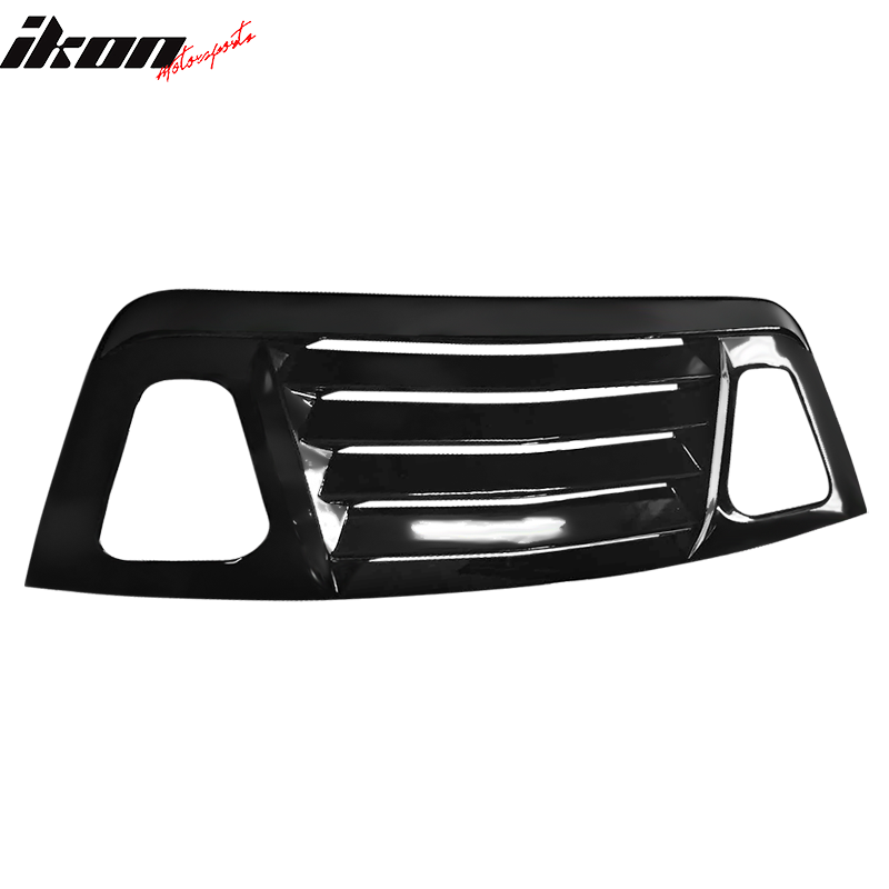 Fits 08-23 Challenger V2 Window Louver Gloss Black / Carbon Fiber Print / Black