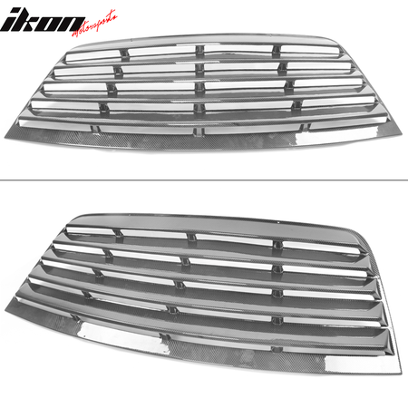 Fits 08-23 Dodge Challenger IKON XE Style Rear Side Window Louver Vent Scoops