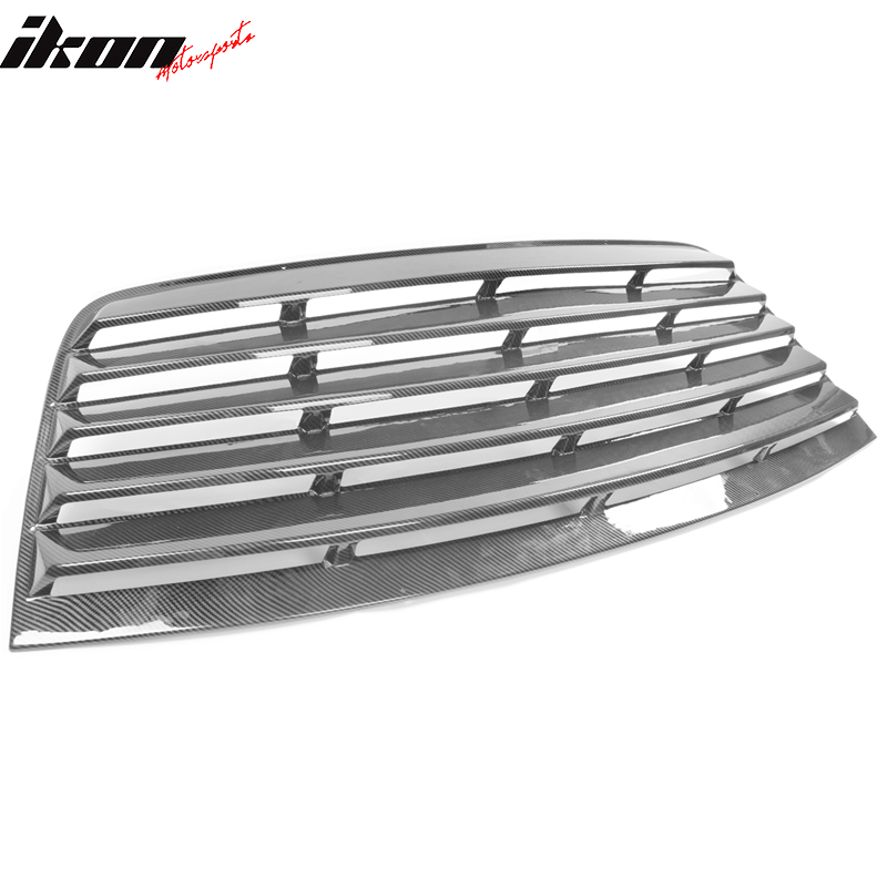 Fits 08-23 Dodge Challenger Ikon XE Style Rear Side Window Louver Scoops - CFL