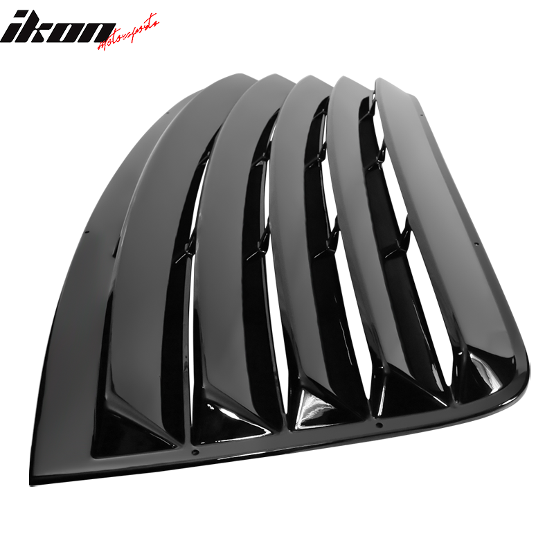 Fits 08-23 Dodge Challenger Rear Window Scoop Louver Sun Shade Cover Vent