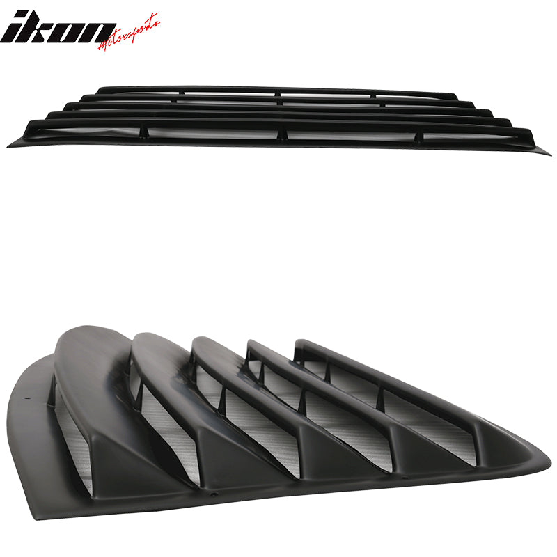 Fits 08-23 Dodge Challenger XE V2 Style Rear Side Window Louver