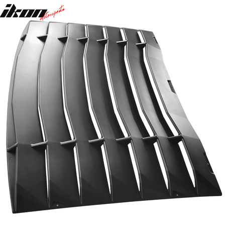 Fits 05-14 Ford Mustang IKON Style 2PCS Side Window Scoops + Rear Window Louver