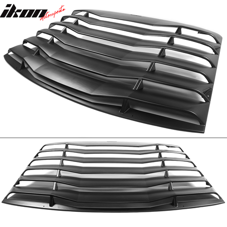 Fits 99-04 Ford Mustang IKON Style Rear Window Louver Shade Cover