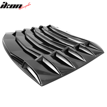 Fits 13-20 FRS 86 BRZ Rear Window Louver Guards Gloss Black  / Matte Black