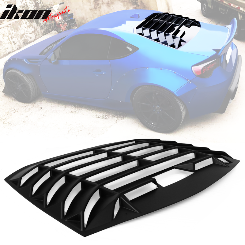 Fits 13-20 Scion FRS/Subaru BRZ/Toyota 86 IKON Style Window Louver