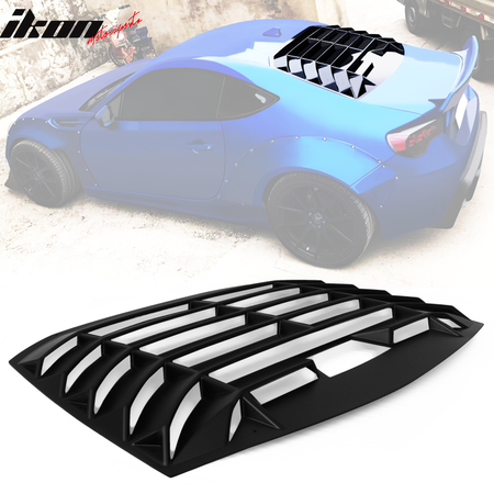 Fits 13-20 Scion FRS/Subaru BRZ/Toyota 86 IKON Style Window Louver