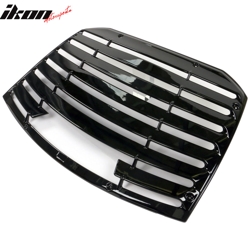 Fits 13-20 FRS 86 BRZ T Style Rear Window Louver  Gloss Black  / Matte Black