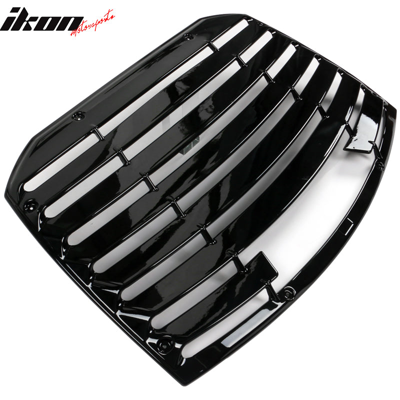 Fits 13-20 FRS 86 BRZ T Style Rear Window Louver  Gloss Black  / Matte Black