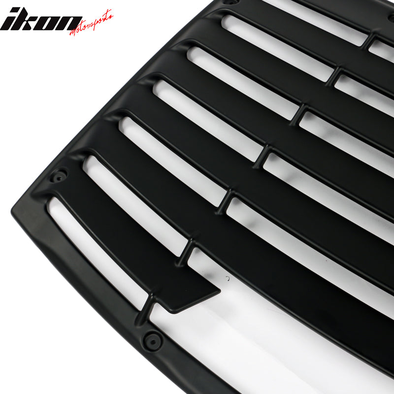 Fits 13-20 FRS 86 BRZ T Style Rear Window Louver  Gloss Black  / Matte Black