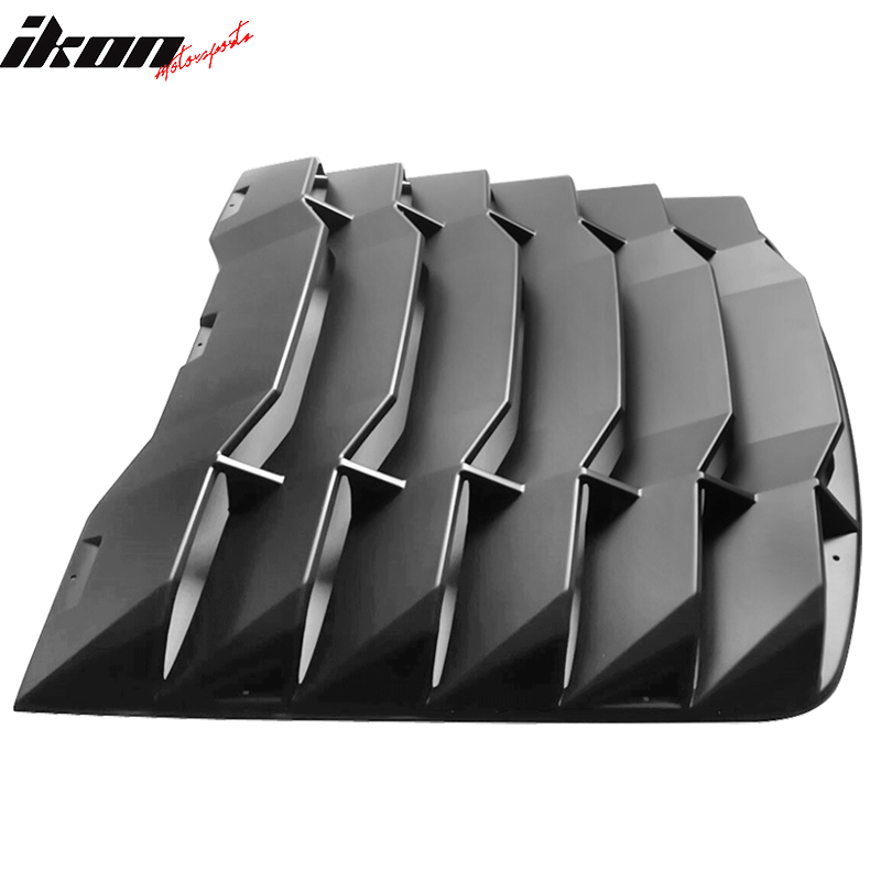 Fits 13-20 FRS 86 BRZ Rear Window Louver Guards Gloss Black  / Matte Black