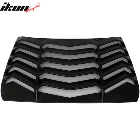 Fits 16-21 Honda Civic Sedan 4Dr Rear + Side Window Louvers Sun Shade Cover ABS