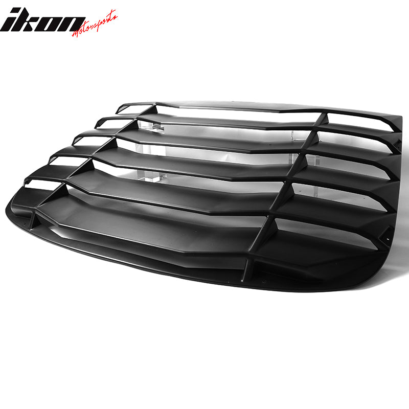 Fits 03-07 Infiniti G35 Coupe Rear Window Louver Sun Shade Cover Unpainted ABS