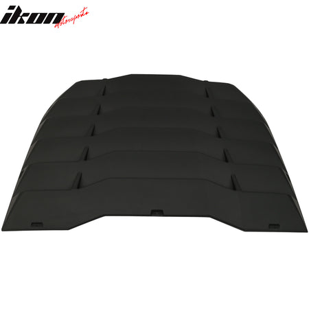 Windshield Louver Compatible With 2009-2020 Nissan 370Z, IKON Style Rear Window Louvers Cover Sun Shade ABS by IKON MOTORSPORTS,  2010 2011 2012 2013 2014 2015 2016