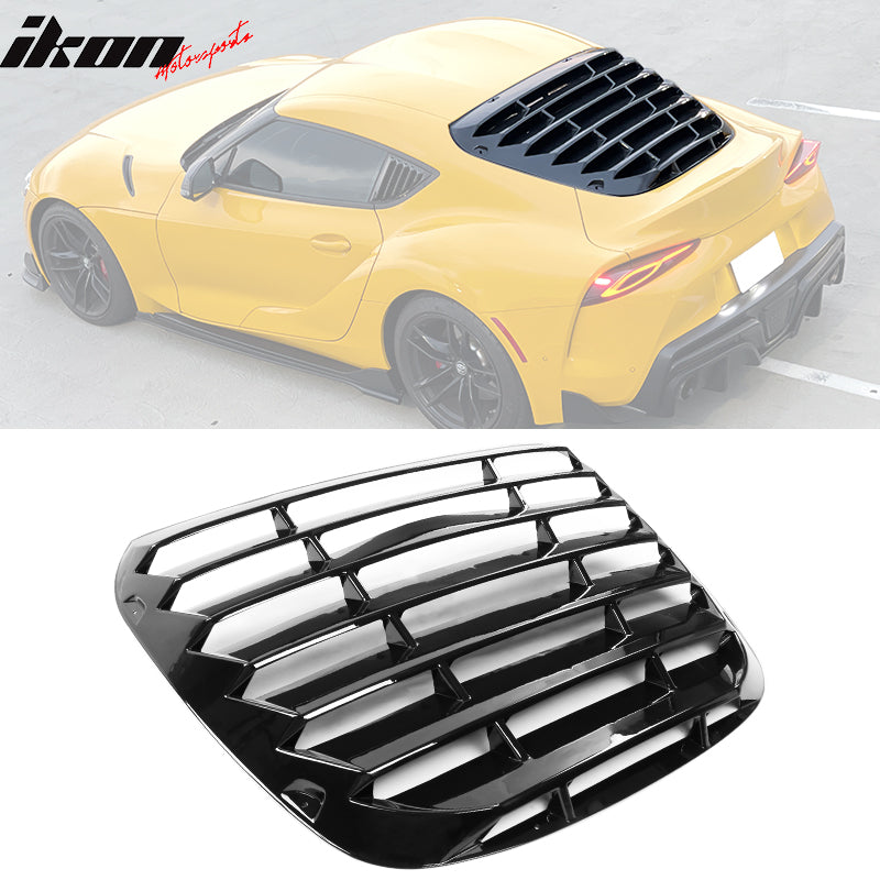 Fits 20-23 Toyota GR Supra A90 IKON Rear Window Louver PP