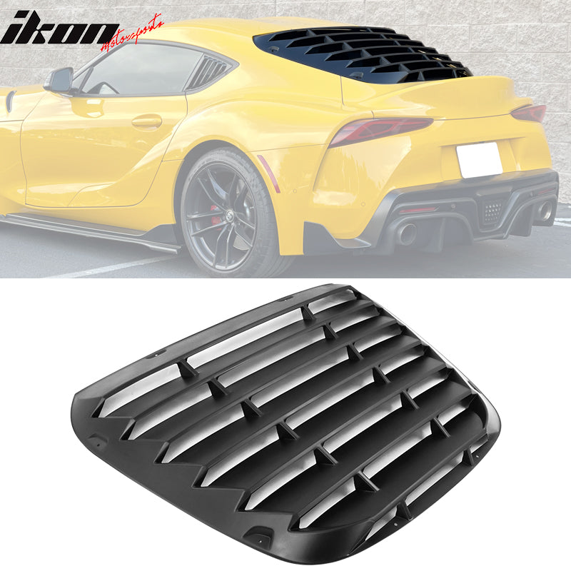 Fits 20-23 Toyota GR Supra A90 IKON Rear Window Louver PP