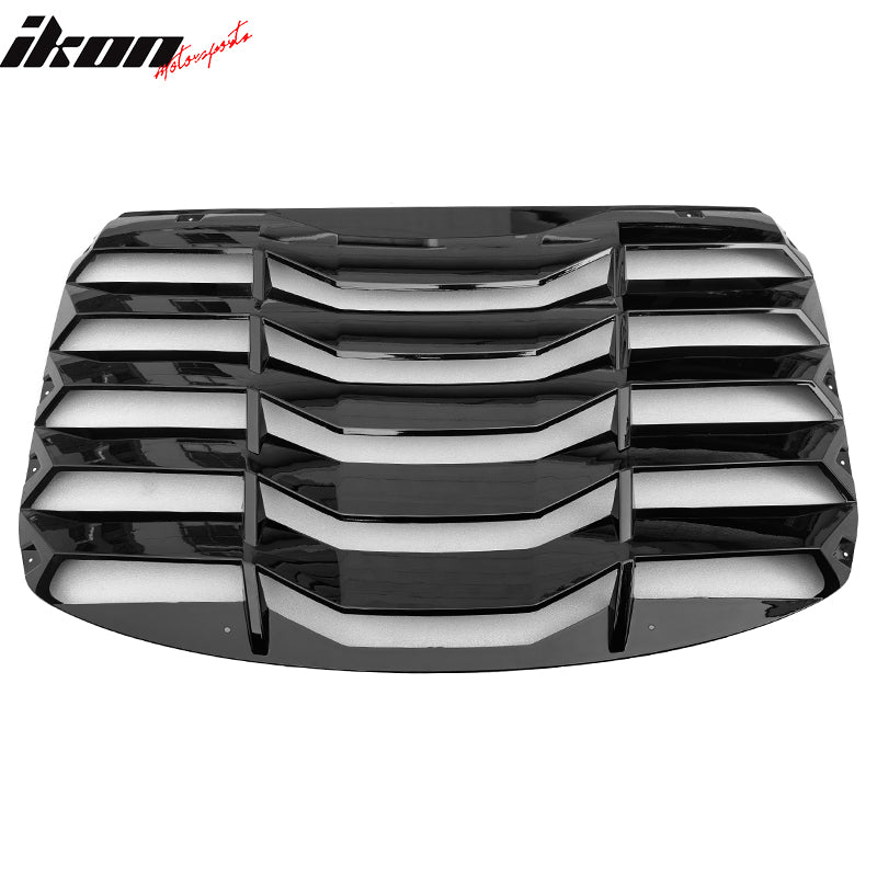 Fits 22-24 Subaru BRZ Toyota GR86 2PCS Rear Window Louver ABS