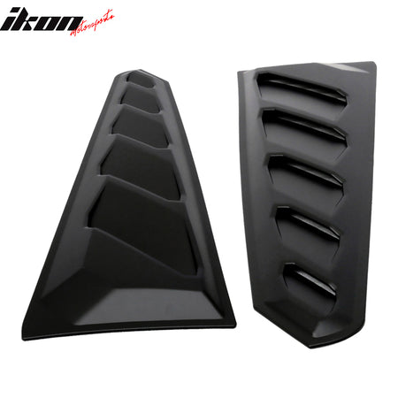 Fits 16-23 Chevy Camaro ABS Rear Window Louvers In Pairs