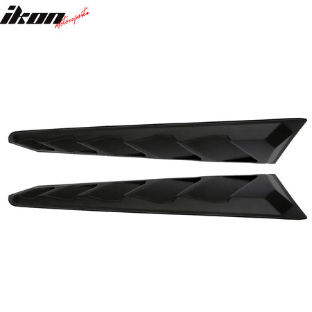 Fits 16-23 Chevy Camaro ABS Rear Window Louvers In Pairs