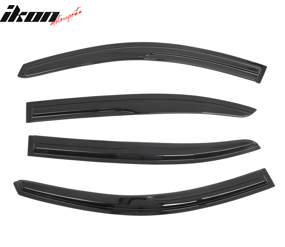 Fits 08-12 Honda Accord Sedan Mugen Style Window Visors Vent Rain Guard 4PCS