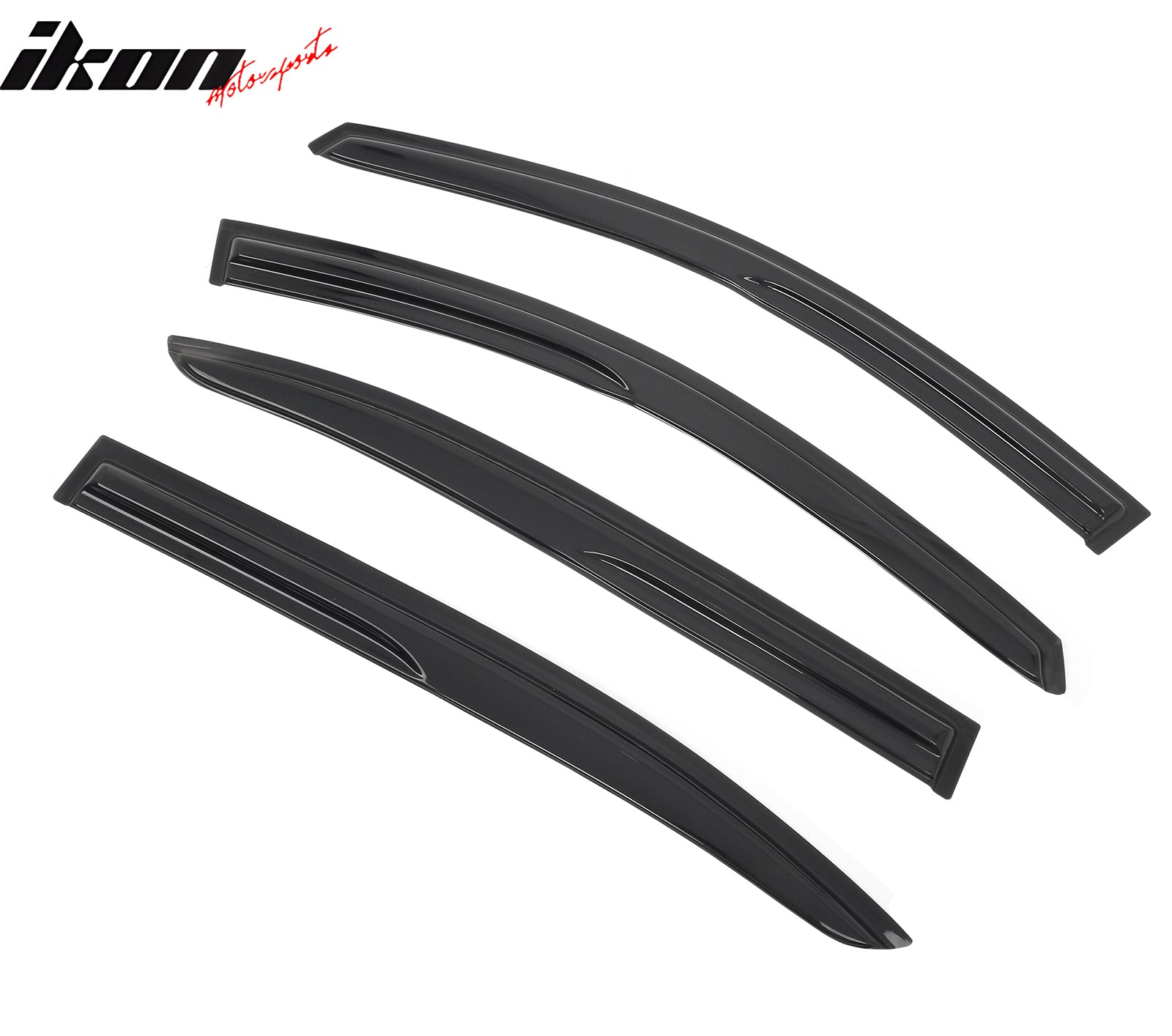 Fits 08-12 Honda Accord Sedan Mugen Style Window Visors Vent Rain Guard 4PCS