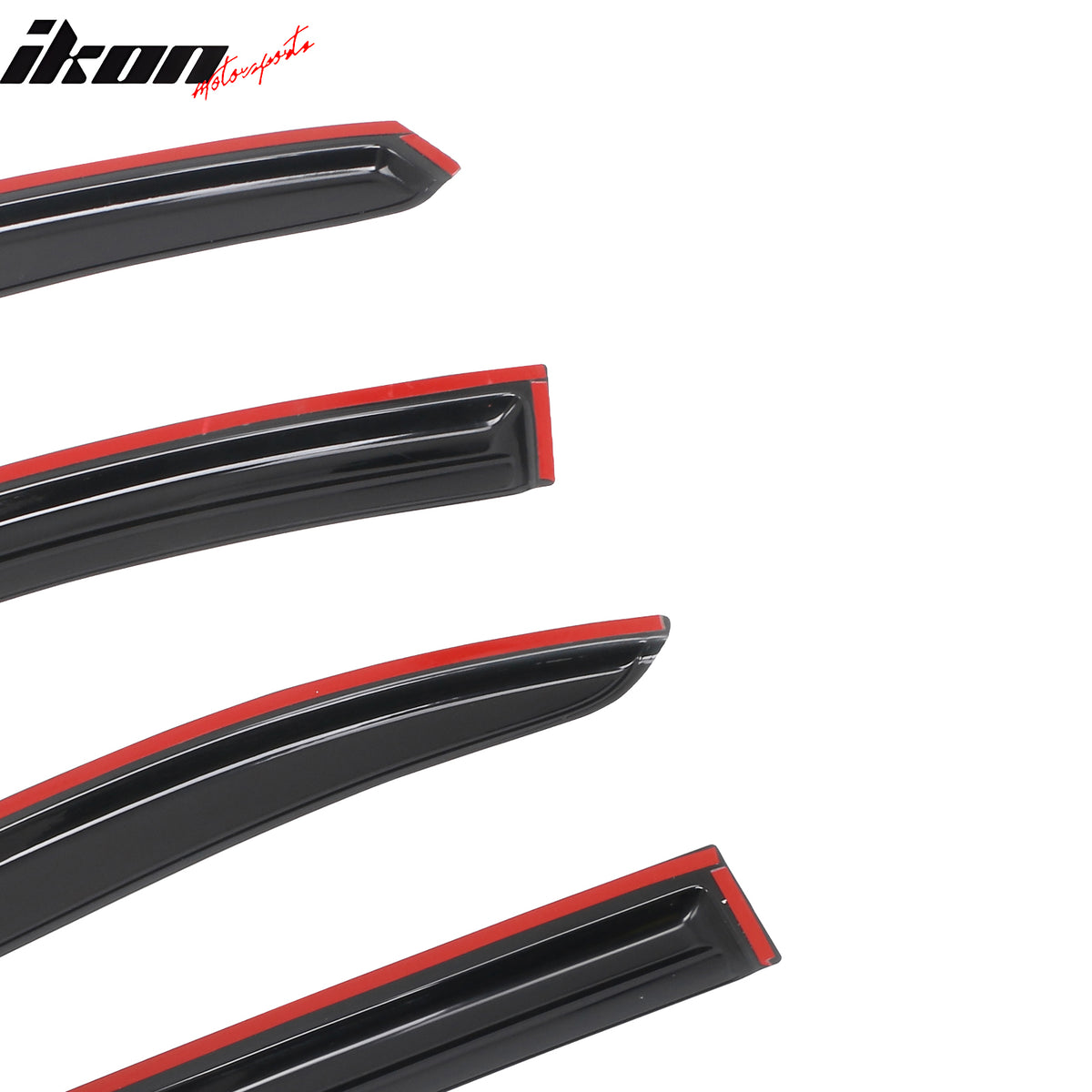 Fits 08-12 Honda Accord Sedan Mugen Style Window Visors Vent Rain Guard 4PCS