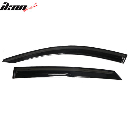 Fits 21-23 Hyundai Elantra Sedan Mugen Style Tape-On 4PCS Window Visors Acrylic